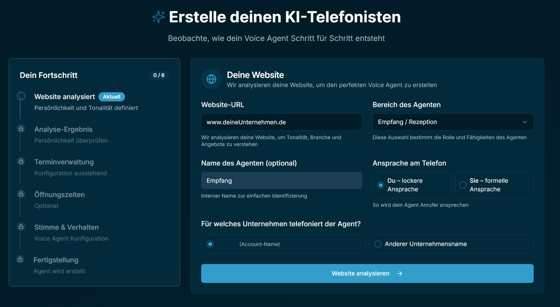 Sofort einsatzbereit